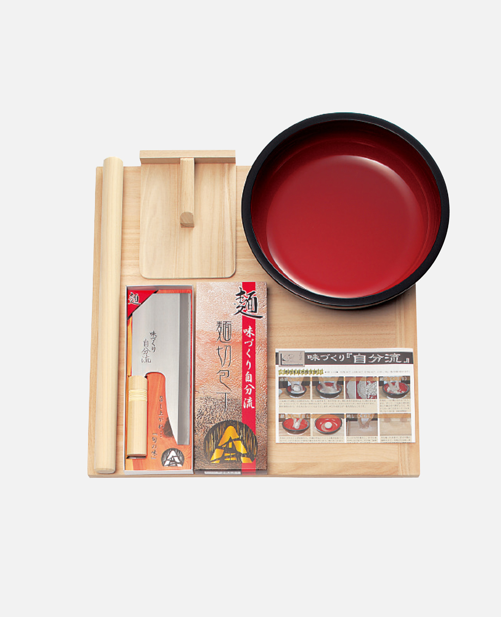 家庭用麺打ちセットB（そば・うどんDVD付）｜麺打セット｜麺道具