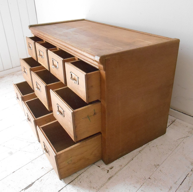 フランスアンティーク10ドロワー小引き出し(ch024-003)<span style