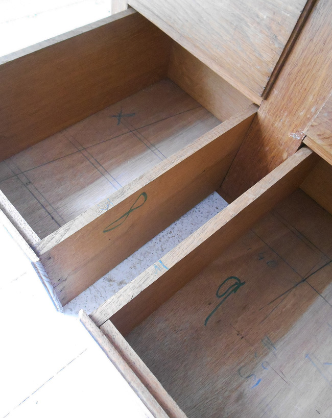 フランスアンティーク10ドロワー小引き出し(ch024-003)<span style