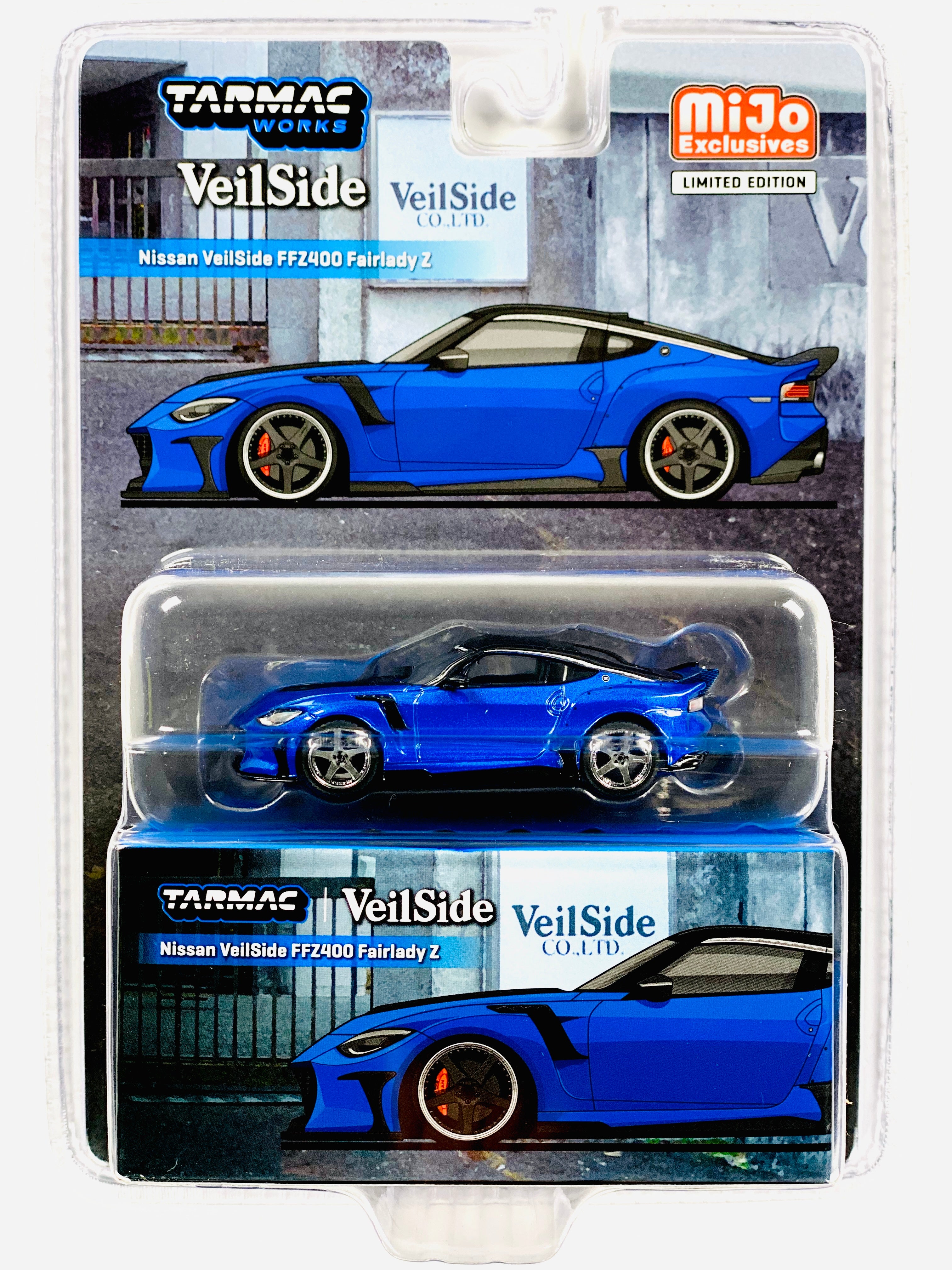 Tarmac Works Mijo Exclusive Nissan Veilside FFZ400 Fairlady Z Blue