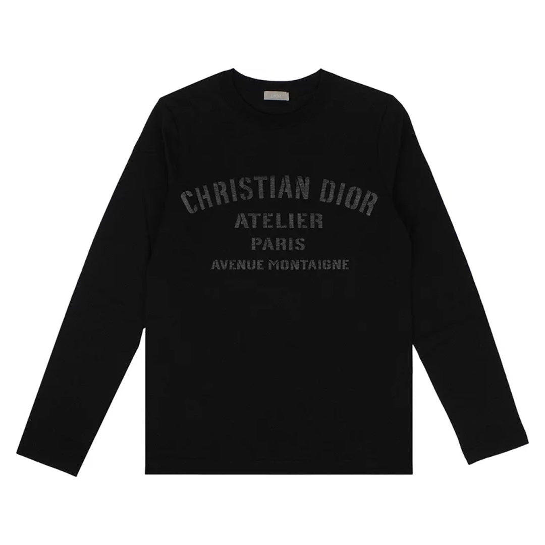 Dior Atelier Long Sleeve T-Shirt Black | Kenshi