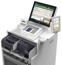 TOSHIBA TEC レジ 東芝TEC 電子レジスター2018年製 レジ 東芝テック 電子