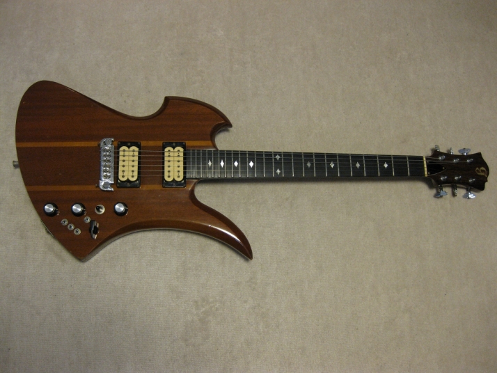 Greco Fujigen 1980 made Mockingbirad Mahogany Body