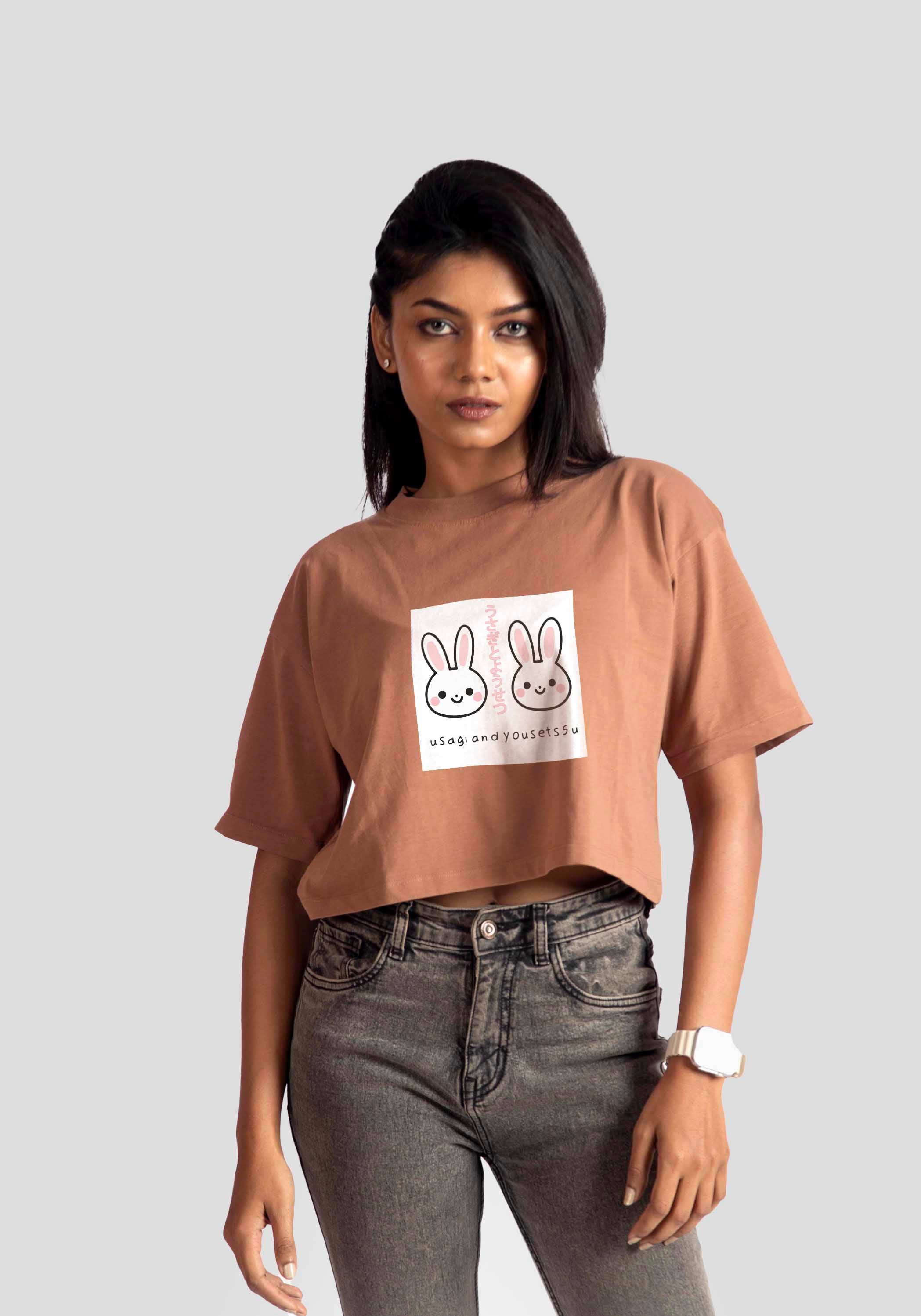 usagi mocha mousse oversized crop/her – OOU