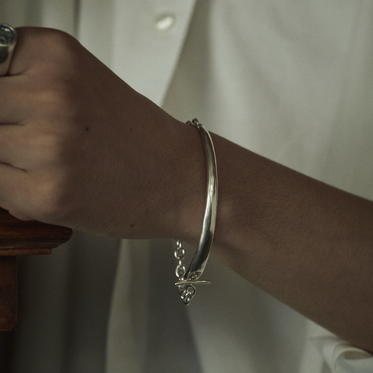 カフチェーンブレスレット SV-M-