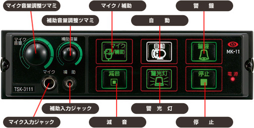 電子サイレンアンプ Mark-11