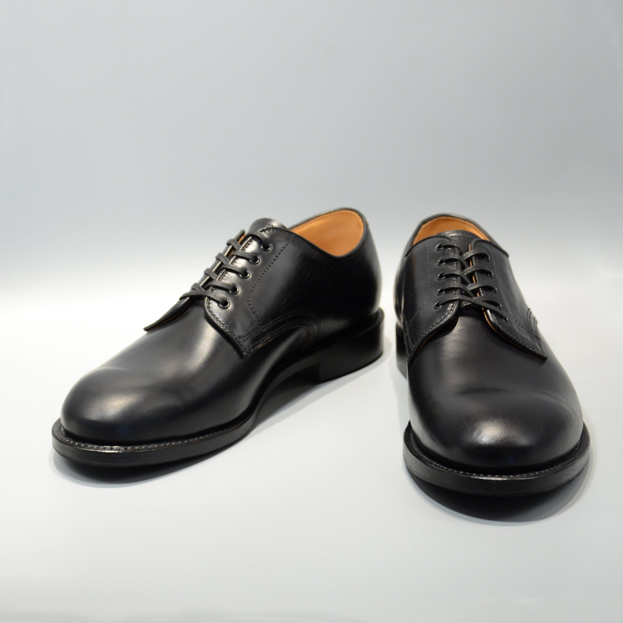 15075 PLAIN TOE DERBY BLACK – WHEELROBE