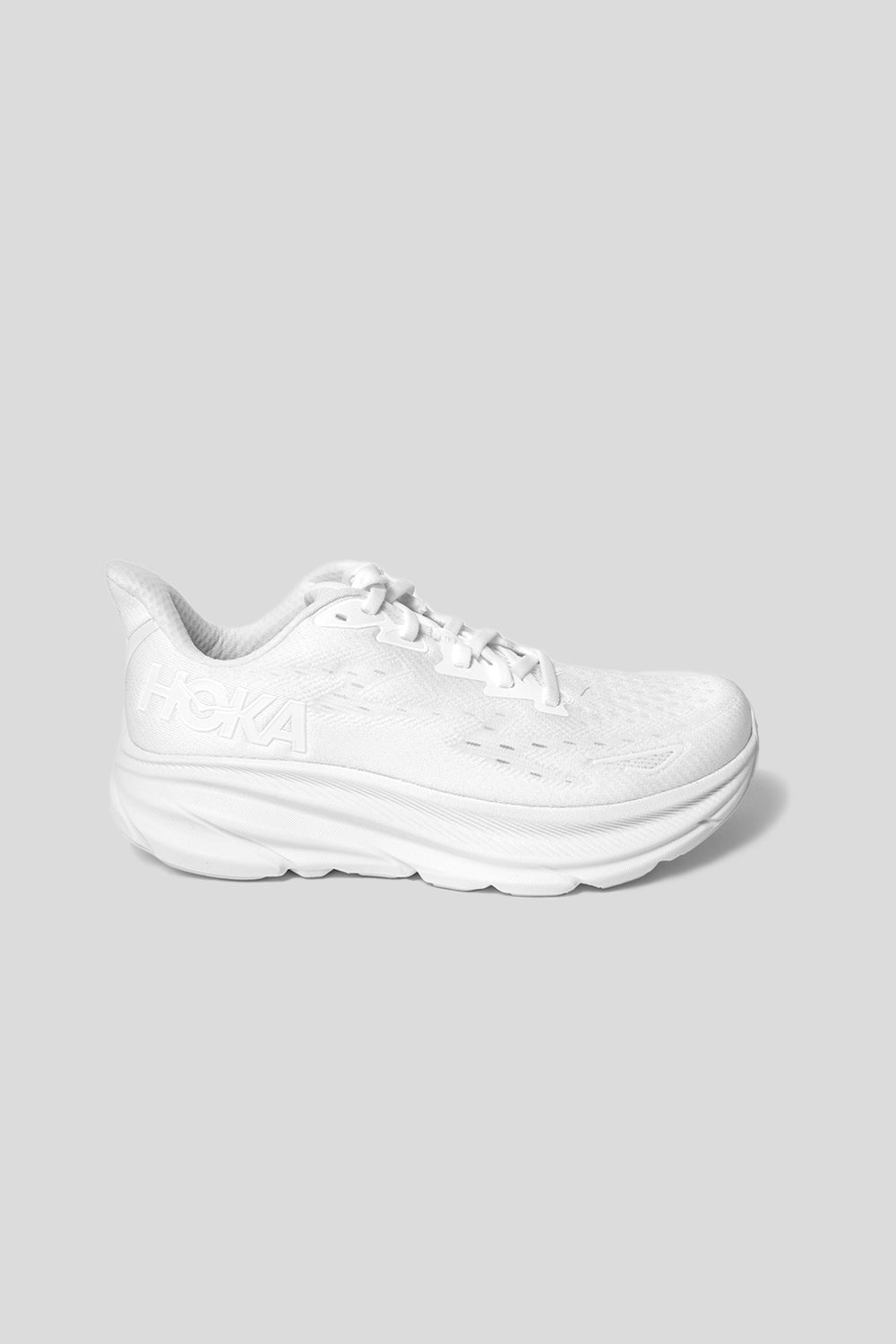 HOKA Women's Clifton 9 - White/White | Wallace Mercantile Shop
