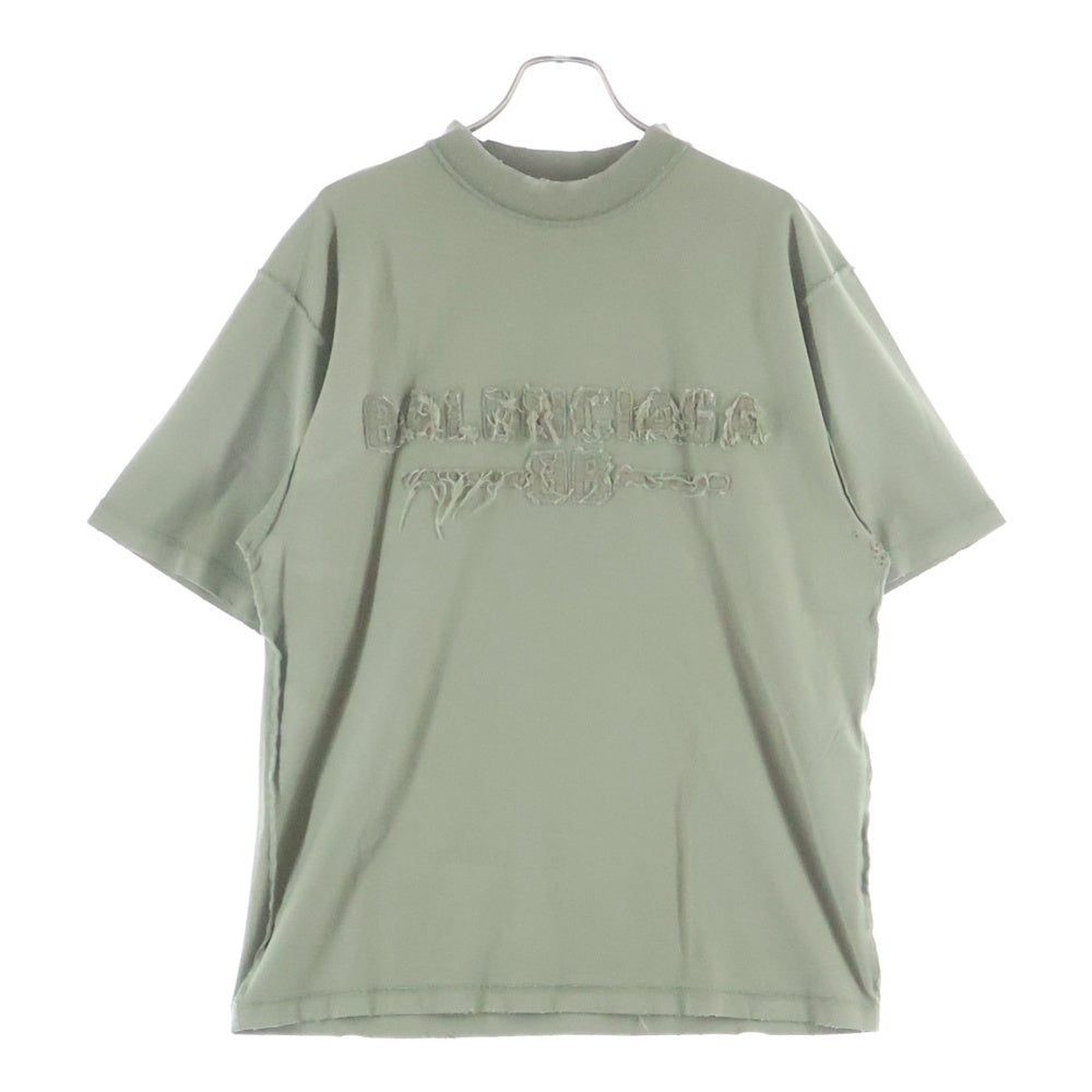 BALENCIAGA(バレンシアガ) 25SS Medium Fit T-Shirt ダメージ加工