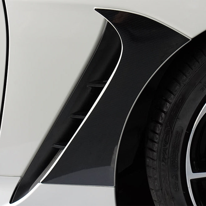カーボン柄／プロテクションフィルム】フロントフェンダーダクトカバー