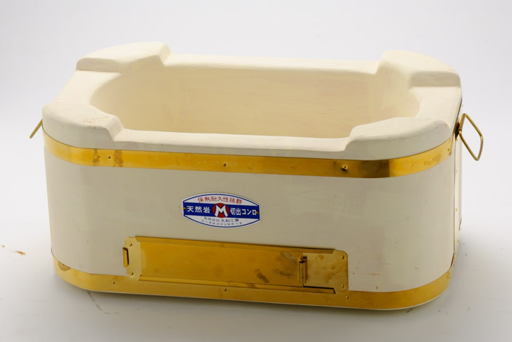 切出し 小判七輪 380*220*170 真鍮巻網付き 丸和工業 | 能登の七輪の里