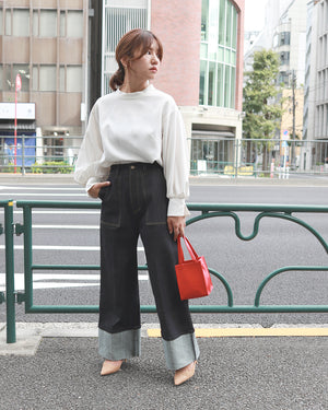 147_ichi_yon_nana】ロールアップデニム｜低身長さん必見・小柄女性向け