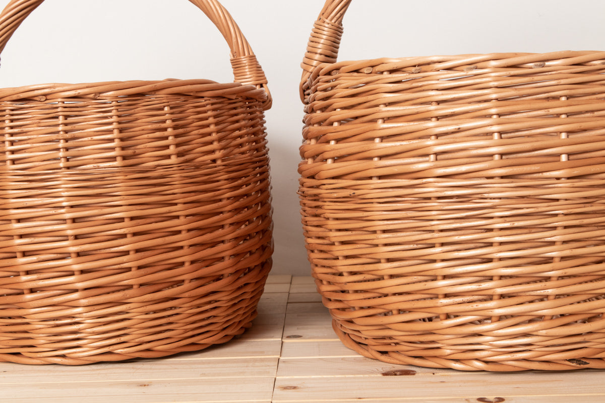 ポーランド/やなぎ ショッピングハンドルバスケット M・L 2サイズ
