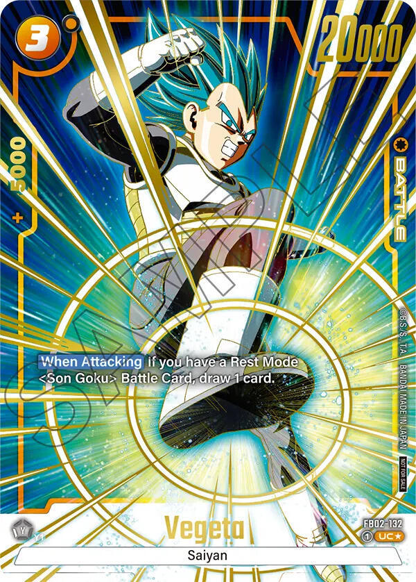 Vegeta - FB02-132 (Championship Pack 01) (Gold) - Tournament and