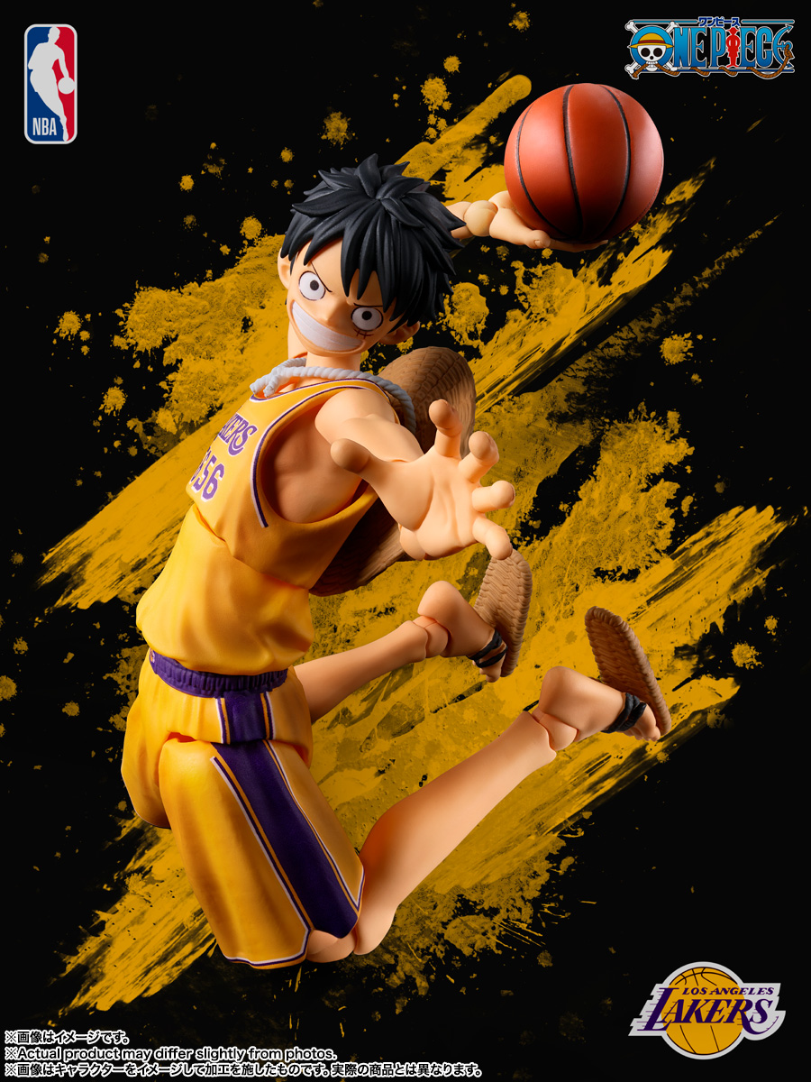 S.H.Figuarts ONE PIECE×NBA モンキー・D・ルフィ -LOS ANGELES LAKERS