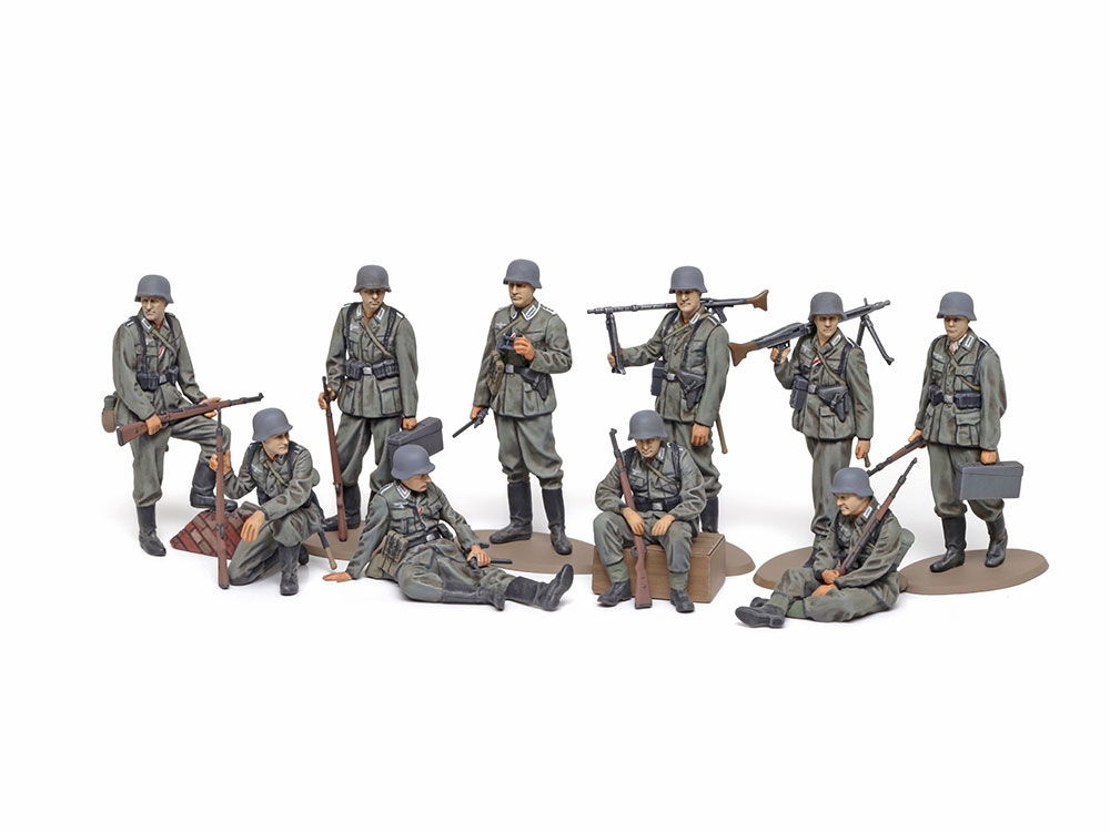 1/48 WWII ドイツ歩兵セット: スケールモデル｜TAMIYA SHOP ONLINE