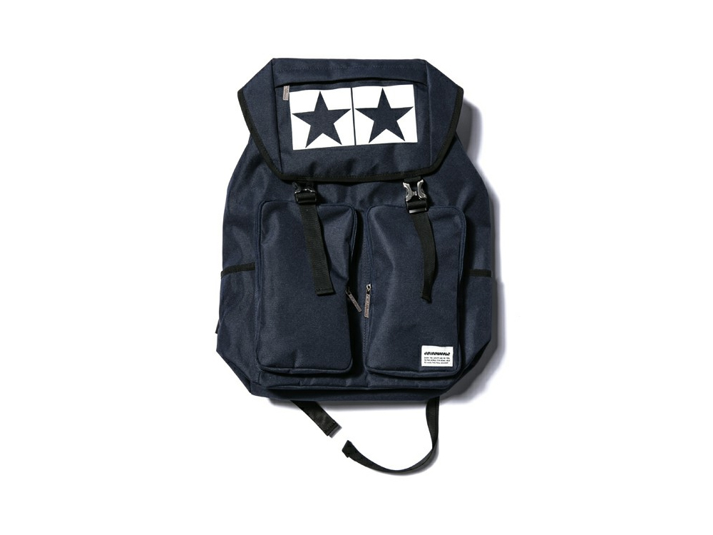 TAMIYA×JUN WATANABE タミヤマーク フラップバッグパック ネイビー