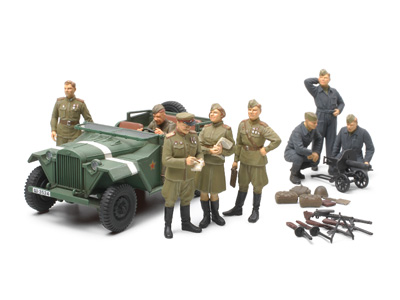 1/48 ソビエトGAZ－67B・将校セット: スケールモデル｜TAMIYA SHOP