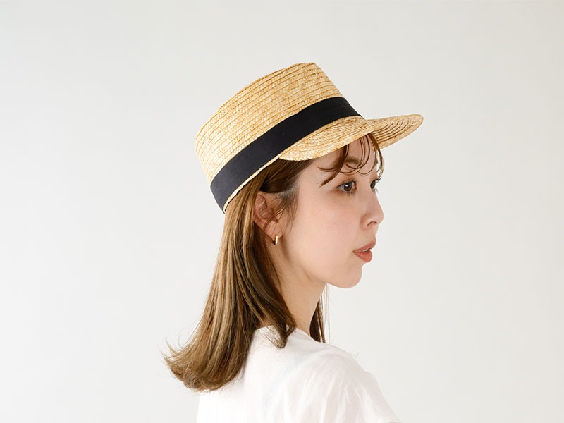 田中帽子店Mathis（マチス）麦わらキャップ（婦人用）／56.5cm 婦人用