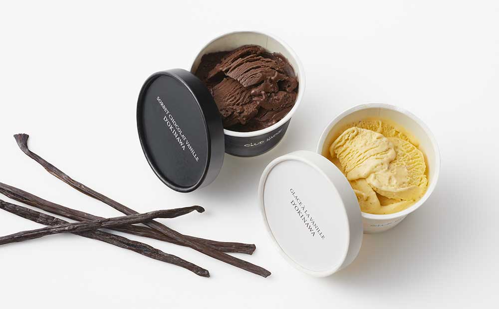 沖縄産バニラのバニラアイス・ショコラソルベ ーバレンタイン2026「5