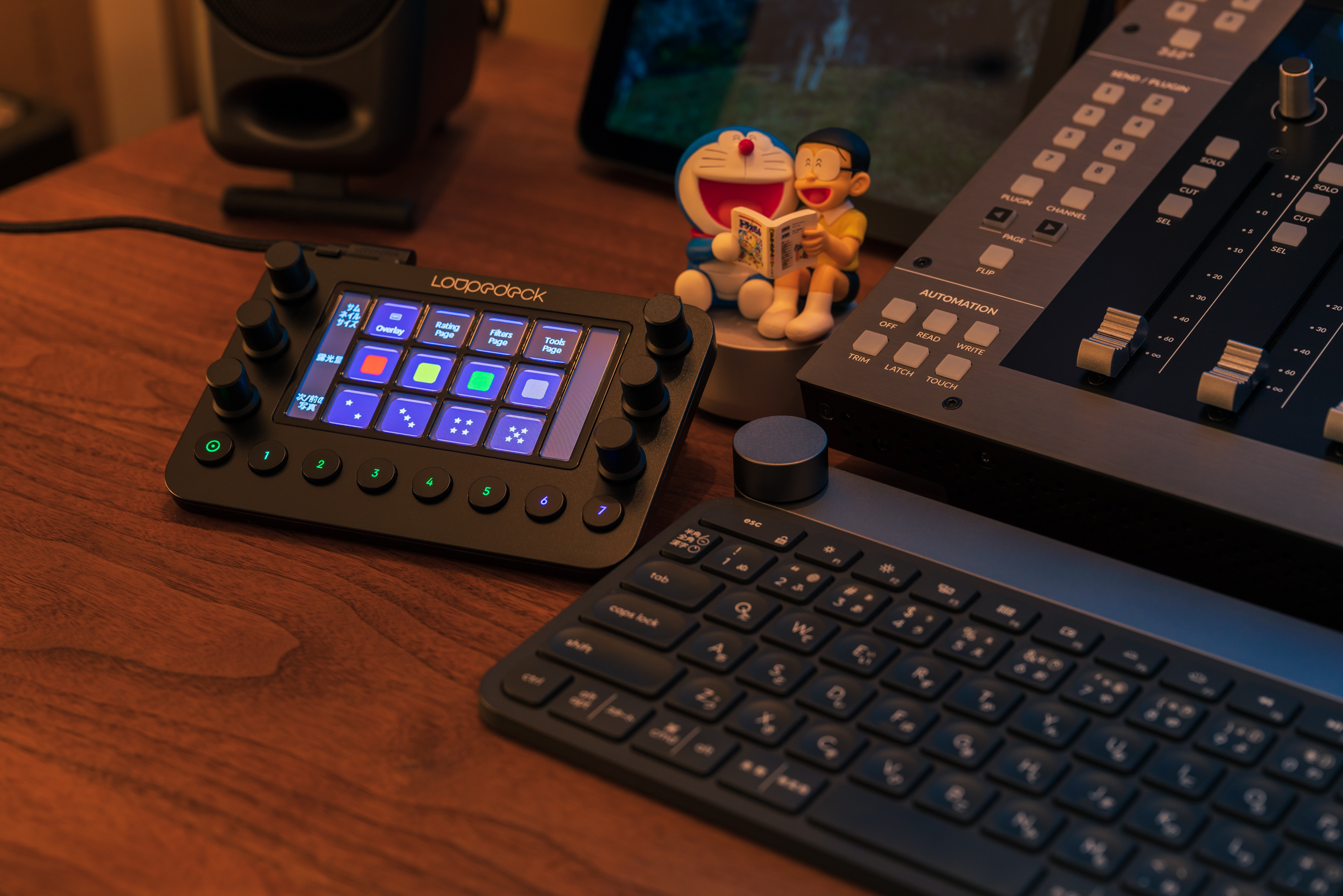 完成された左手デバイス「Loupedeck Live」｜TAK-H.NET