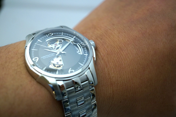 安心な国内正規品ハミルトン NEWジャズマスタオープンハート H32565185