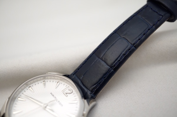 安心なH42211655 新ジャズマスターレディ30ミリ クオーツ ブルーカーフ