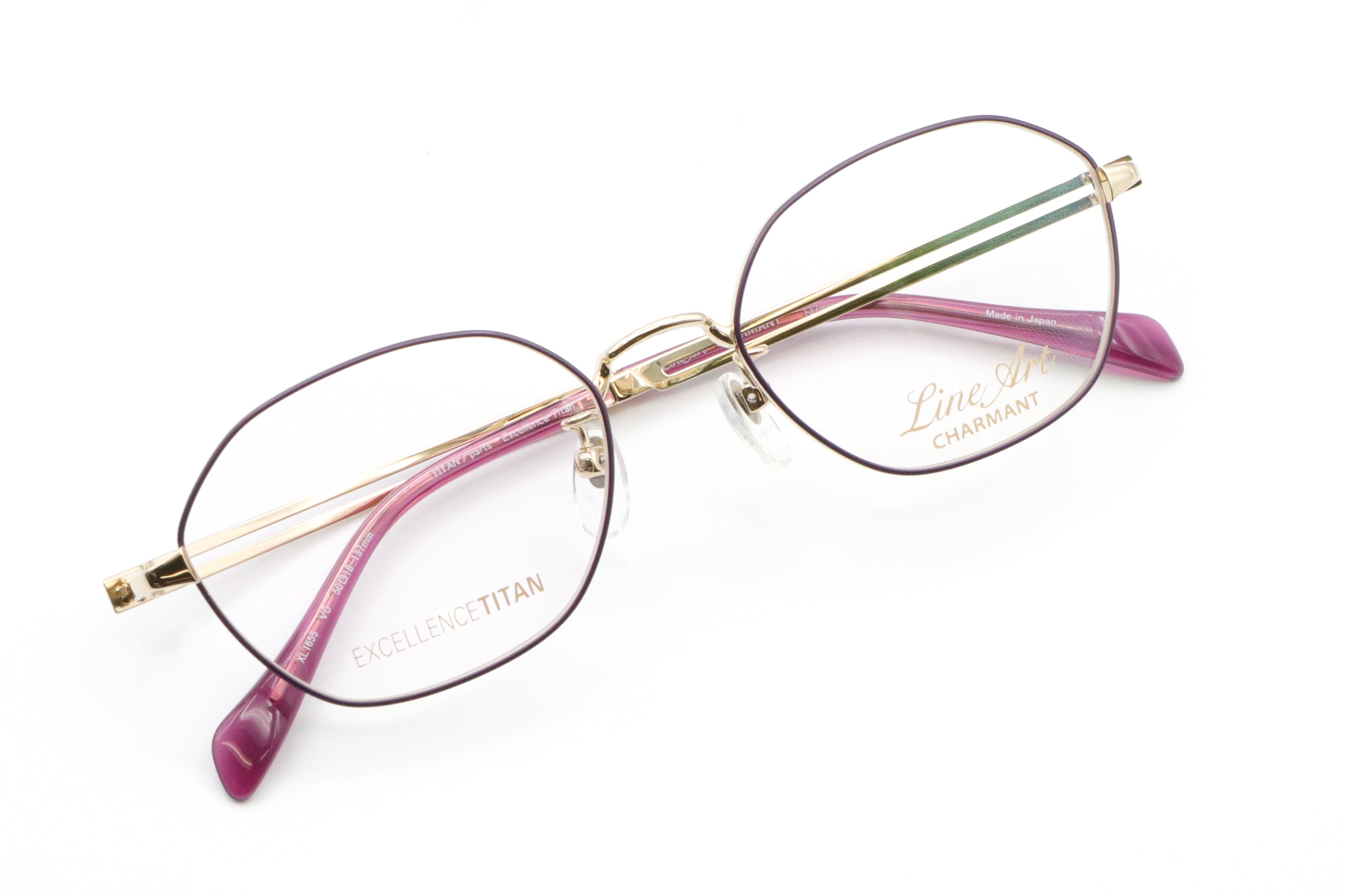 Line Art(ラインアート) XL 1655-VOバイオレット(50) – 武田メガネ