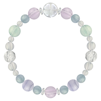 一意専心運 | ラベンダーアメジスト・グリーンフローライト・アクア