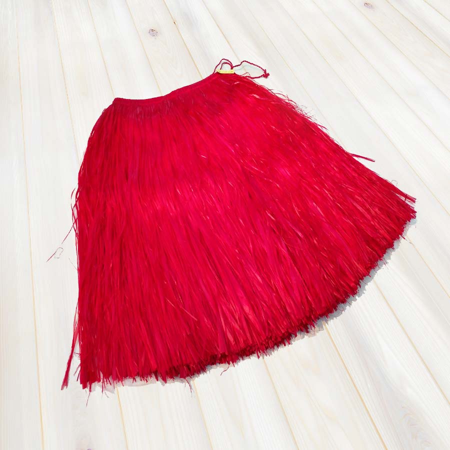 モレ（タヒチアンスカート）赤 - テ・トゥラマ・オリ・タヒチ