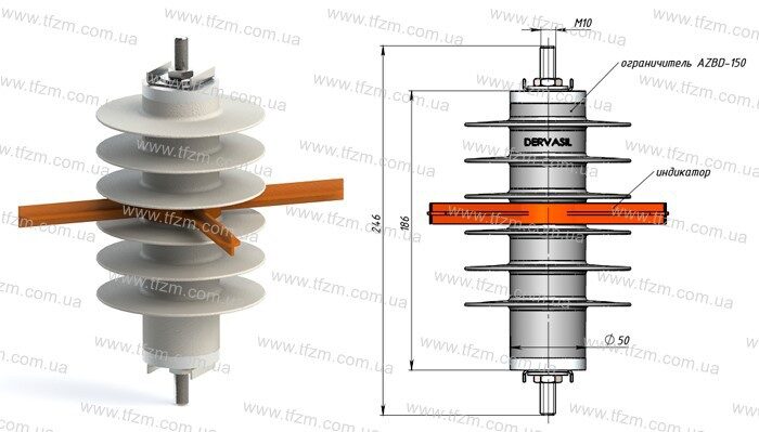 Ограничитель перенапряжения AZBD 151 (Sicame) в Украине
