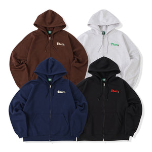 HEAVY WEIGHT 10.0oz FLOWER LOGO ZIP HOODIE – That's life online store