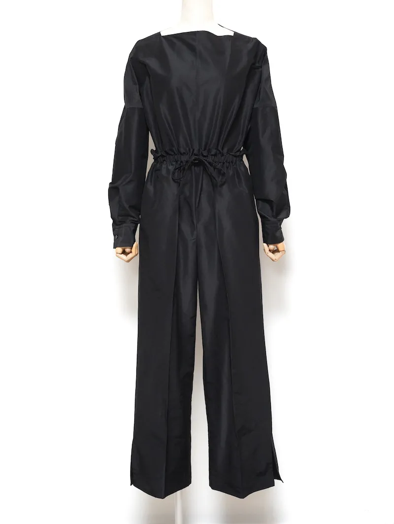 BLAMINK（ブラミンク） コットンシルクオールインワン（ブラック