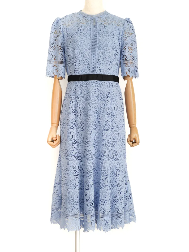 CELFORD（セルフォード） レースワンピース（ブルー/サイズ38