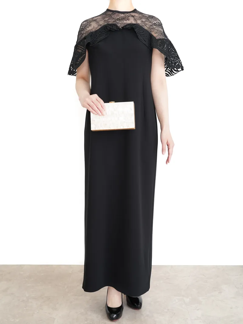 Mame Kurogouchi（マメ クロゴウチ） チュールレースクラシックドレス