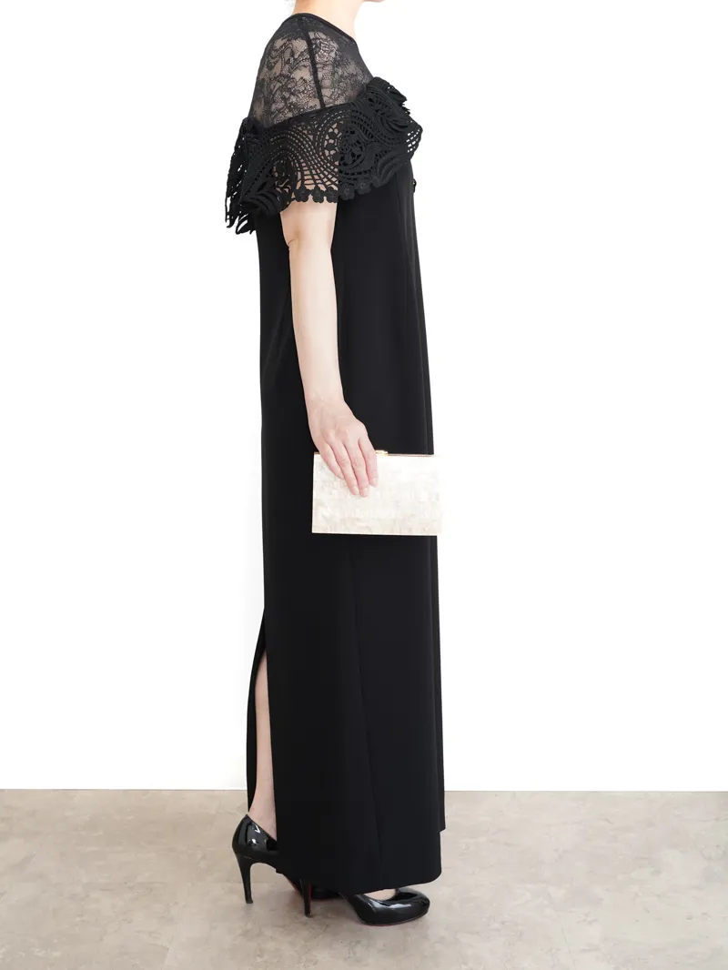 Mame Kurogouchi（マメ クロゴウチ） チュールレースクラシックドレス
