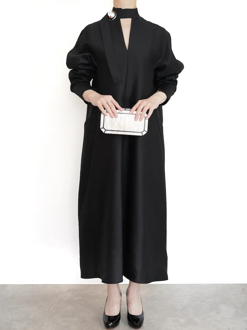 HARUNOBUMURATA（ハルノブムラタ） ラウンドシェイプドレスELIANA