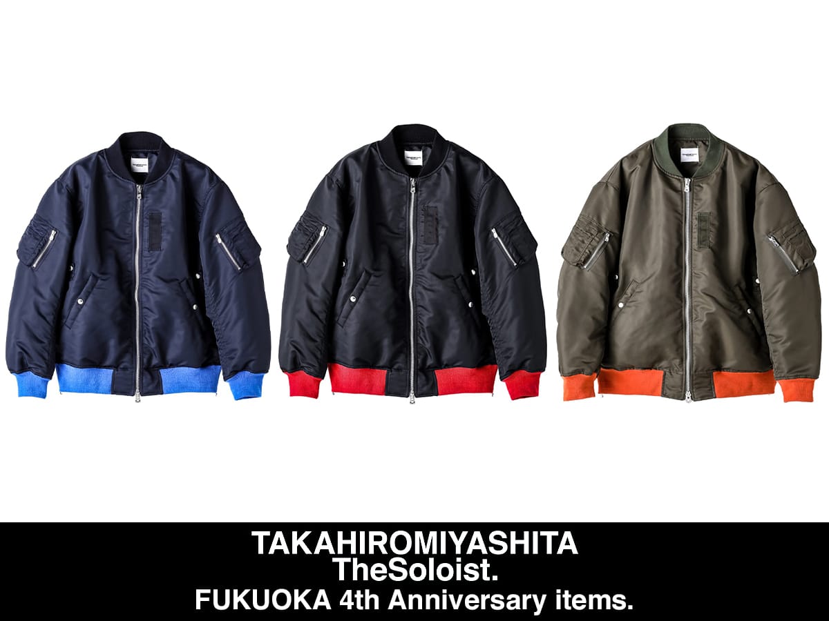 TAKAHIROMIYASHITATheSoloist.FUKUOKA 4周年記念アイテム発売の