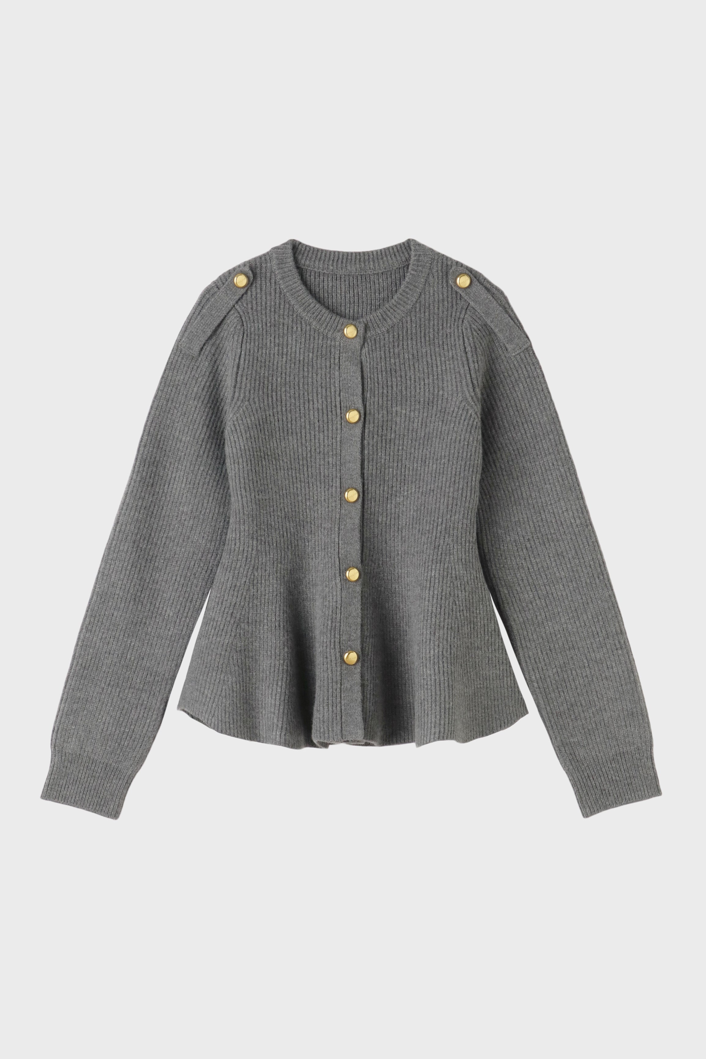 Rosen Peplum Cardigan – THE TOÉ