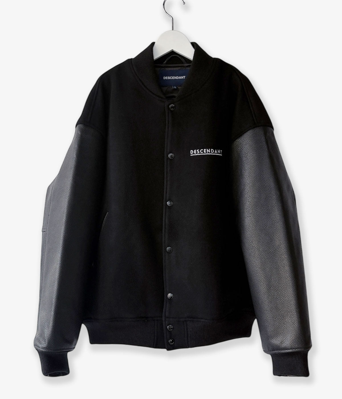 DESCENDANT/FLUKE UP VARSITY JACKET (BLACK)