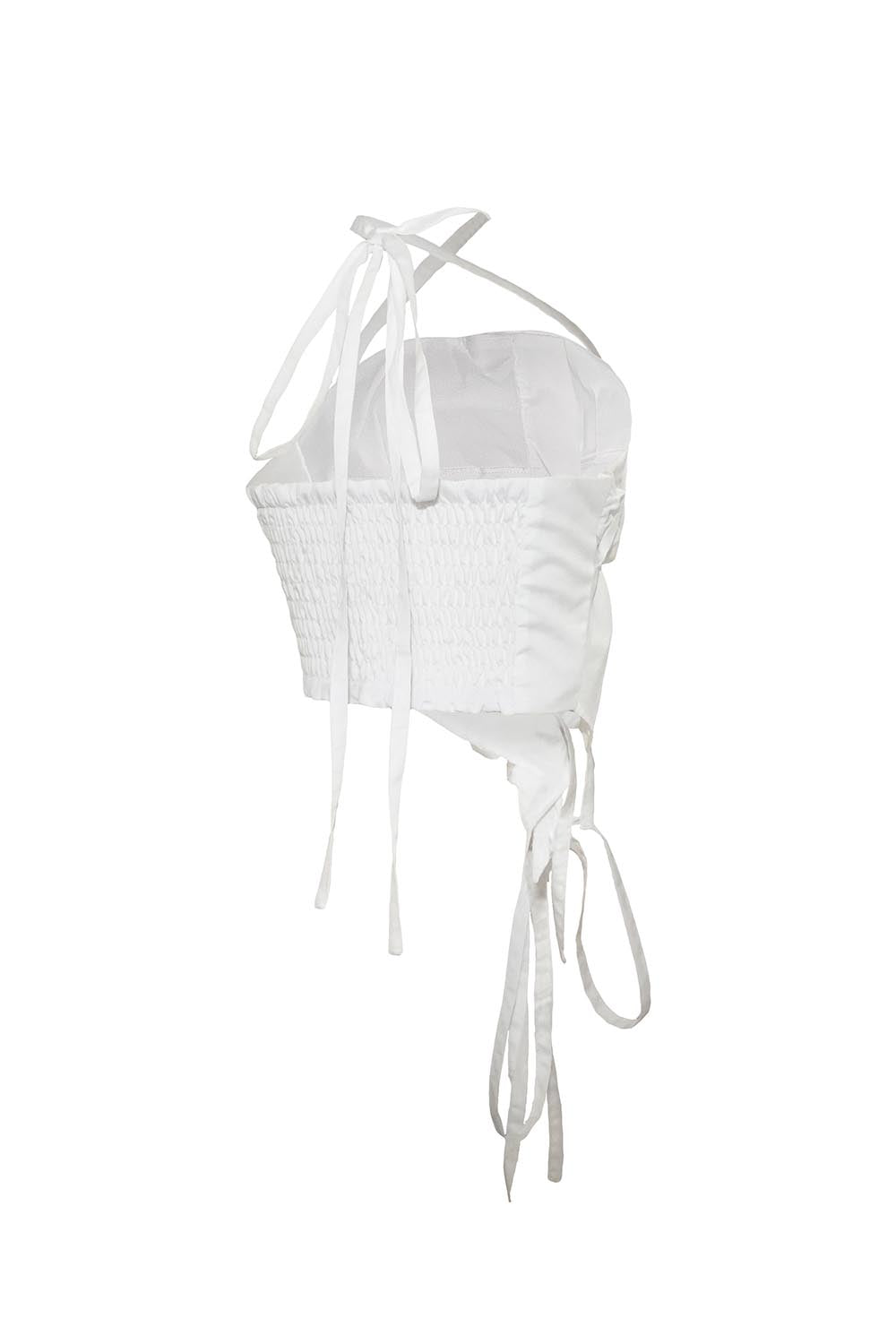 THEREDTHREAD / ザレッドスレッド】S ribbon gather tops