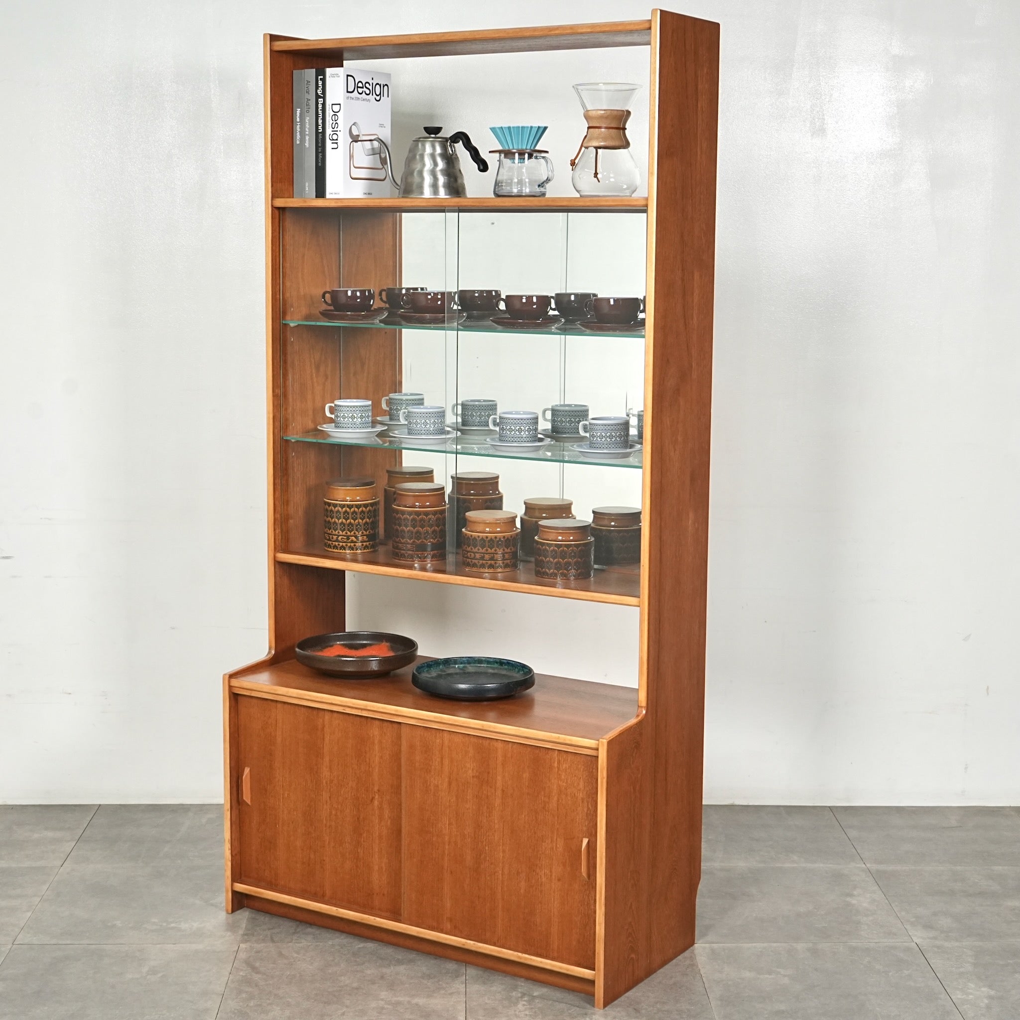 Herbert E. Gibbs】ヴィンテージ ガラスキャビネット – TIME HYPE