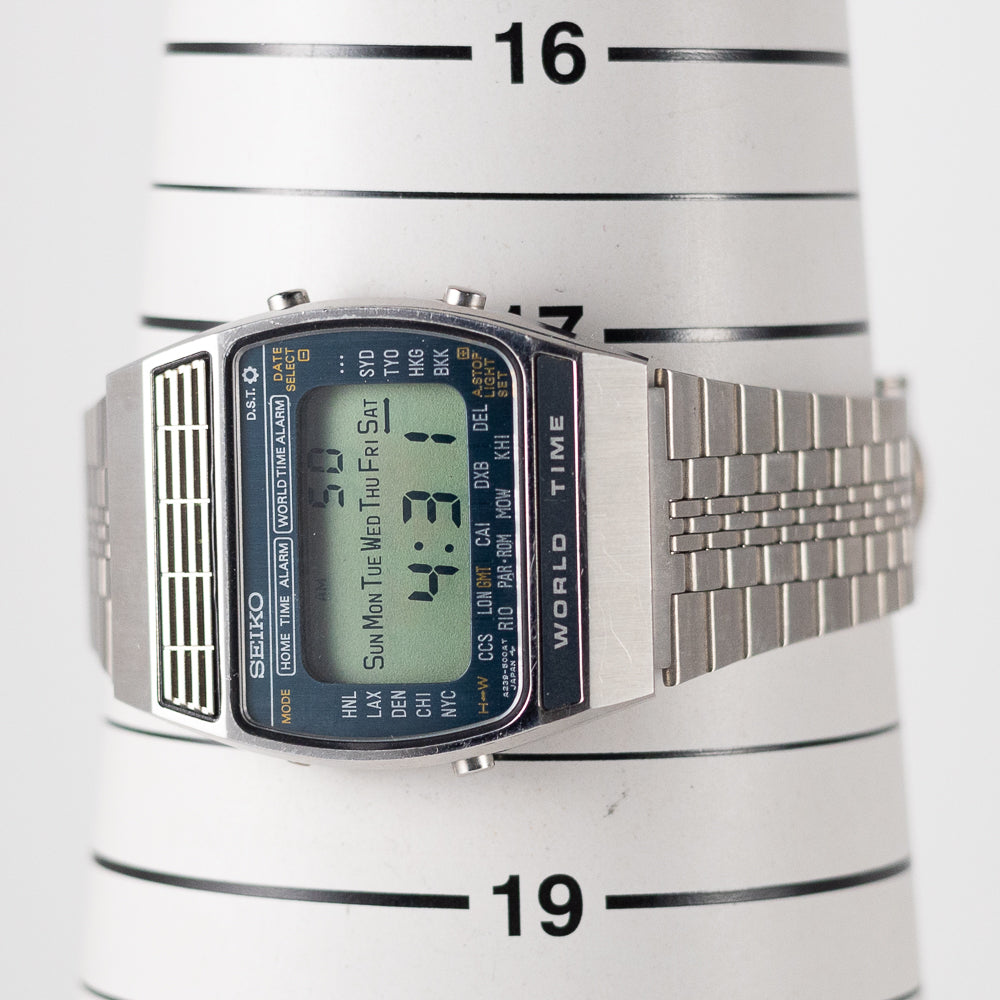 SEIKO world time digital Ref.A239-502A – TIMEANAGRAM
