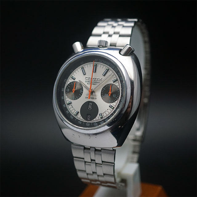 シチズン チャレンジタイマー クロノグラフ デイデイト シルバー