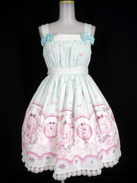 BABY, THE STARS SHINE BRIGHT / 青い鳥柄ウエスト切替ジャンパー