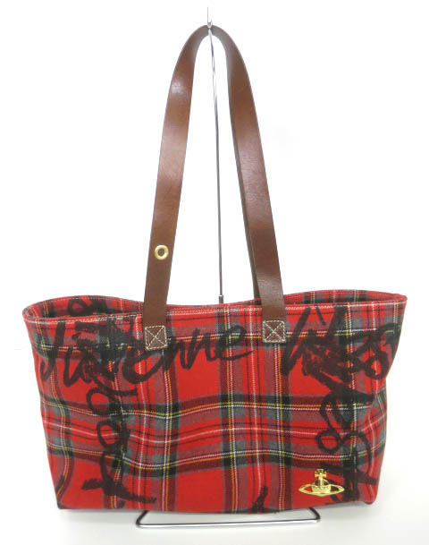 Vivienne Westwood / タータンチェックトートバッグ / ヴィヴィアン