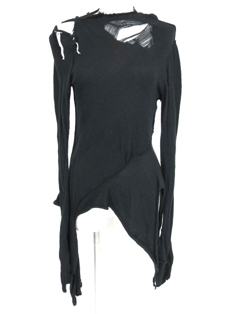 alice auaa コットンニットダメージカットソー アリスアウアア | 高価