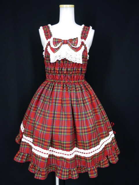 BABY, THE STARS SHINE BRIGHT タータンチェックリボンシャーリング