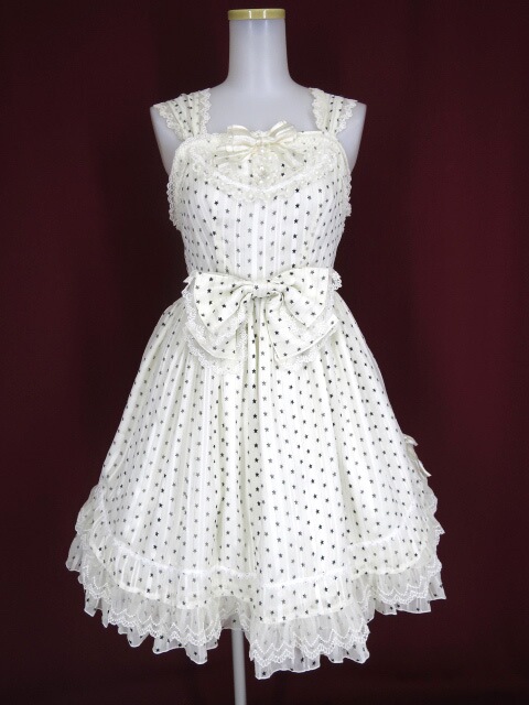 BABY, THE STARS SHINE BRIGHT 星柄シフォンジャンパースカート