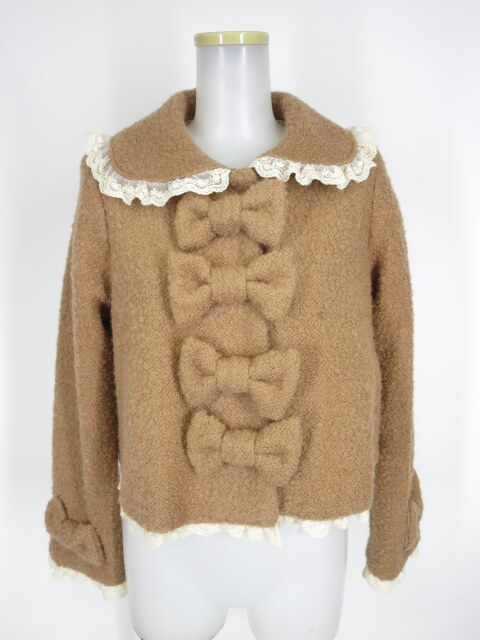 BABY, THE STARS SHINE BRIGHT / Teddy Ribbon ショートコート | 高価